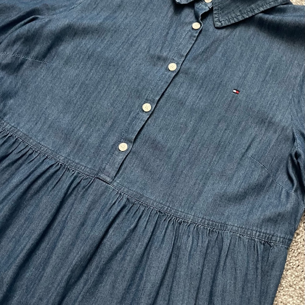 Tommy Hilfiger Denim Button-Up Dress